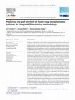 Research paper thumbnail of Predicting the graft survival for heart–lung transplantation patients: An integrated data mining methodology