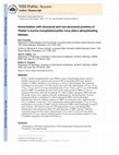 Research paper thumbnail of Immunization with structural and non-structural proteins of Theiler’s murine encephalomyelitis virus alters demyelinating disease