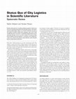 Research paper thumbnail of Status Quo of City Logistics in Scientific Literature