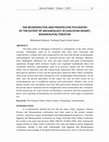 Research paper thumbnail of BAHAWALPUR, THE RETROSPECTIVE AND PROSPECTIVE PSYCHIATRY OF THE EXTENT OF ARCHAEOLOGY IN CHOLISTAN DESERT, BAHAWALPUR, PAKISTAN