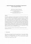 Research paper thumbnail of Approximating the generalized capacitated tree-routing problem (21世紀の数理計画--アルゴリズムとモデリング--RIMS研究集会報告集)