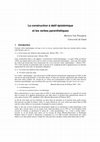 Research paper thumbnail of La construction à datif épistémique et les verbes parenthétiques