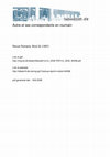 Research paper thumbnail of Autre' et ses correspondants en roumain