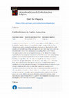 Call for Papers - Catholicism in Latin America Cover Page