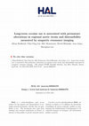 Research paper thumbnail of Long-term cocaine use is associated with premature alterations in regional aortic strain and distensibility measured by magnetic resonance imaging