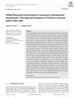 Research paper thumbnail of Global financial environment or monetary transmission mechanism? The (special) dynamics of Turkey's external deficit after 2002