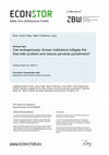 Research paper thumbnail of Can endogenously chosen institutions mitigate the free-rider problem and reduce perverse punishment?