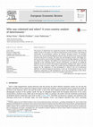 Research paper thumbnail of Who was colonized and when? A cross-country analysis of determinants