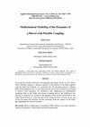 Research paper thumbnail of Mathematical modeling of the dynamics of a shovel with flexible coupling