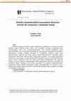 Research paper thumbnail of Belediye hizmetlerinden memnuniyet düzeyleri üzerine bir araşti rma: Çanakkale örneğ i