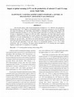 Research paper thumbnail of Impact of global warming (1.5ºC) on the productivity of selected C3 and C4 crops across Tamil Nadu