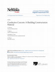 Research paper thumbnail of Conductive Concrete: A Shielding Constructurion Material