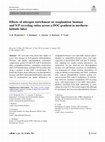 Research paper thumbnail of Effects of nitrogen enrichment on zooplankton biomass and N:P recycling ratios across a DOC gradient in northern-latitude lakes