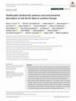 Research paper thumbnail of Multitrophic biodiversity patterns and environmental descriptors of sub‐Arctic lakes in northern Europe