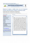 Research paper thumbnail of Responses of pepper to Alfalfa mosaic virus and manganese nutrition under greenhouse conditions: preliminary results