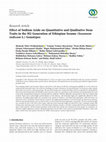 Research paper thumbnail of Effect of Sodium Azide on Quantitative and Qualitative Stem Traits in the M2 Generation of Ethiopian Sesame (Sesamum indicum L.) Genotypes