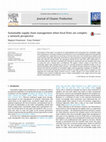 Research paper thumbnail of Sustainable supply chain management when focal firms are complex: a network perspective