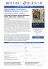 Research paper thumbnail of The Classical Tradition in Medieval Catalan, 1300-1500: Translation, Imitation, and Literacy