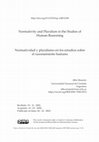 Research paper thumbnail of Normatividad y pluralismo en los estudios sobre el razonamiento humano