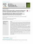 Research paper thumbnail of Efeito do óxido nitroso sobre o consumo de fentanil em pacientes queimados submetidos à troca de curativo