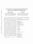 Research paper thumbnail of An Overview of Computational Fluid Structure Interaction: Methods and Applications