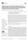 Research paper thumbnail of Comparison between Cylindrical, Trigonal, and General Symmetry Models for the Analysis of Polarization-Dependent Second Harmonic Generation Measurements Acquired from Collagen-Rich Equine Pericardium Samples