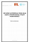 Research paper thumbnail of Jak widzieć architekturę, kiedy się ją czyta (u Gombrowicza i innych modernistów)?