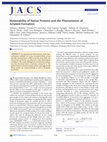 Research paper thumbnail of Metastability of Native Proteins and the Phenomenon of Amyloid Formation