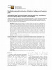 Research paper thumbnail of Modified crop model estimation of depleted and potential soybean yield