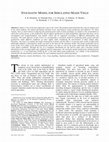 Research paper thumbnail of Stochastic Model for Simulating Maize Yield