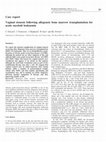 Research paper thumbnail of Vaginal stenosis following allogeneic bone marrow transplantation for acute myeloid leukaemia