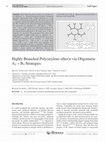 Research paper thumbnail of Highly Branched Poly(arylene ether)s via Oligomeric A2 + B3 Strategies