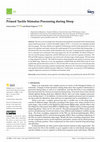 Research paper thumbnail of Primed Tactile Stimulus Processing during Sleep