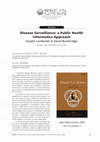 Research paper thumbnail of Disease Surveillance: a Public Health Informatics Approach; de Joseph Lombardo & David Buckeridge