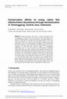 Research paper thumbnail of Conservation efforts of uceng native fish (Nemacheilus fasciastus) through domestication in Temanggung, Central Java, Indonesia