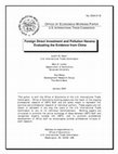 Research paper thumbnail of Foreign Direct Investment and Pollution Havens: Evaluating the Evidence from China