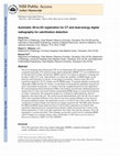 Research paper thumbnail of Automatic 3D-to-2D registration for CT and dual-energy digital radiography for calcification detection