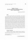 Research paper thumbnail of Eski Köye Yeni Roman’ın Konumu/Alımlanışı, Niyeti ve Anlatı Stratejisi