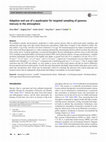 Research paper thumbnail of Adaption and use of a quadcopter for targeted sampling of gaseous mercury in the atmosphere