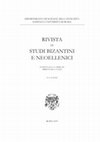 Research paper thumbnail of C. Torre, San Senatore e compagni tra agiografia e innografia, in Rivista di Studi Bizantini e Neoellenici, n.s. 55 (2018) [2019], pp. 43-58