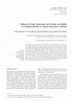 Research paper thumbnail of Influence of ionic surfactants and lecithin on stability of titanium dioxide in aqueous electrolyte solution