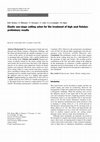 Research paper thumbnail of Elastic one-stage cutting seton for the treatment of high anal fistulas: preliminary results