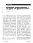 Research paper thumbnail of Reassessment of the phylogenetic relationships of the late Miocene apes <i>Hispanopithecus</i> and <i>Rudapithecus</i> based on vestibular morphology