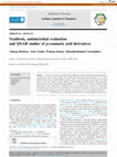 Research paper thumbnail of Synthesis, antimicrobial evaluation and QSAR studies of p-coumaric acid derivatives