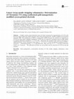 Research paper thumbnail of Linear sweep anodic stripping voltammetry: Determination of Chromium (VI) using synthesized gold nanoparticles modified screen-printed electrode