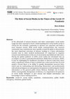 Research paper thumbnail of The Role of Social Media in the Times of the Covid-19 Pandemic