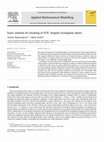 Research paper thumbnail of Exact solution for buckling of FCFC stepped rectangular plates