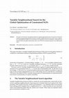 Research paper thumbnail of Variable Neighbourhood Search for the Global Optimization of Constrained NLPs