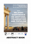 Research paper thumbnail of Book of Abstracts - Conference: Fourth Helsinki Conference on Emotions, Populism, and Polarised Politics (HEPP4) (2023)