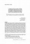 Research paper thumbnail of A JUDICIALIZAÇÃO DO ACESSO AOS MEDICAMENTOS EM SANTA CATARINA: UM DESAFIO PARA A GESTÃO DO SISTEMA DE SAÚDE The judicialization of access to medicines in Santa Catarina State: a challenge for the management of the health system